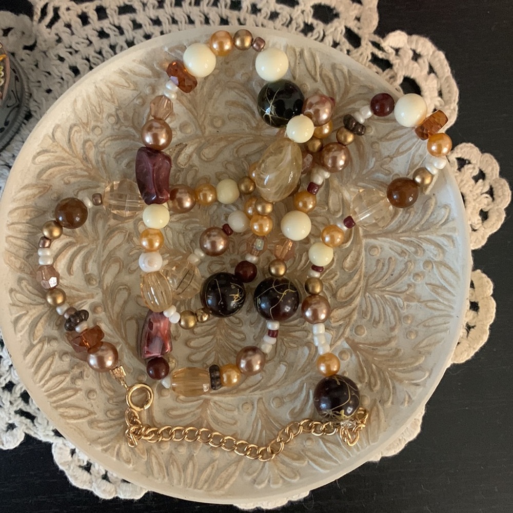 Handmade beaded waist chain